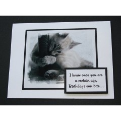 Birthday's Bite Greeting Card - Snuffles